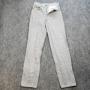 Vintage Levis 701 Jeans‎ Size 27x32 Gray Student Straight Leg Denim USA 80s